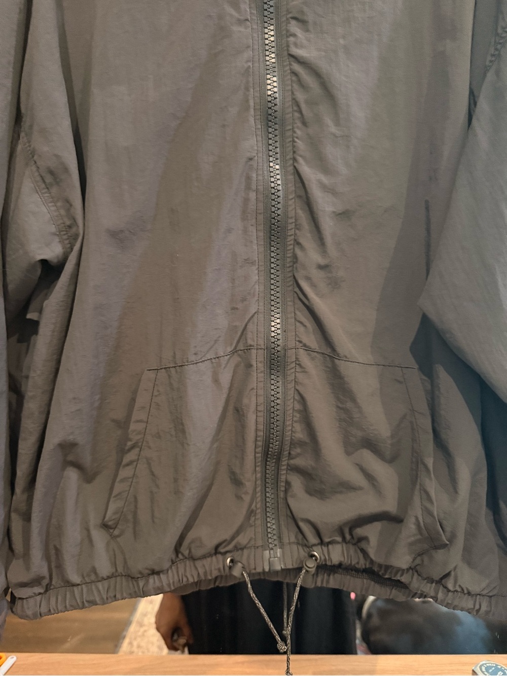 Joah Brown Classic Windbreaker Jacket Jet Medium - Picture 10 of 15